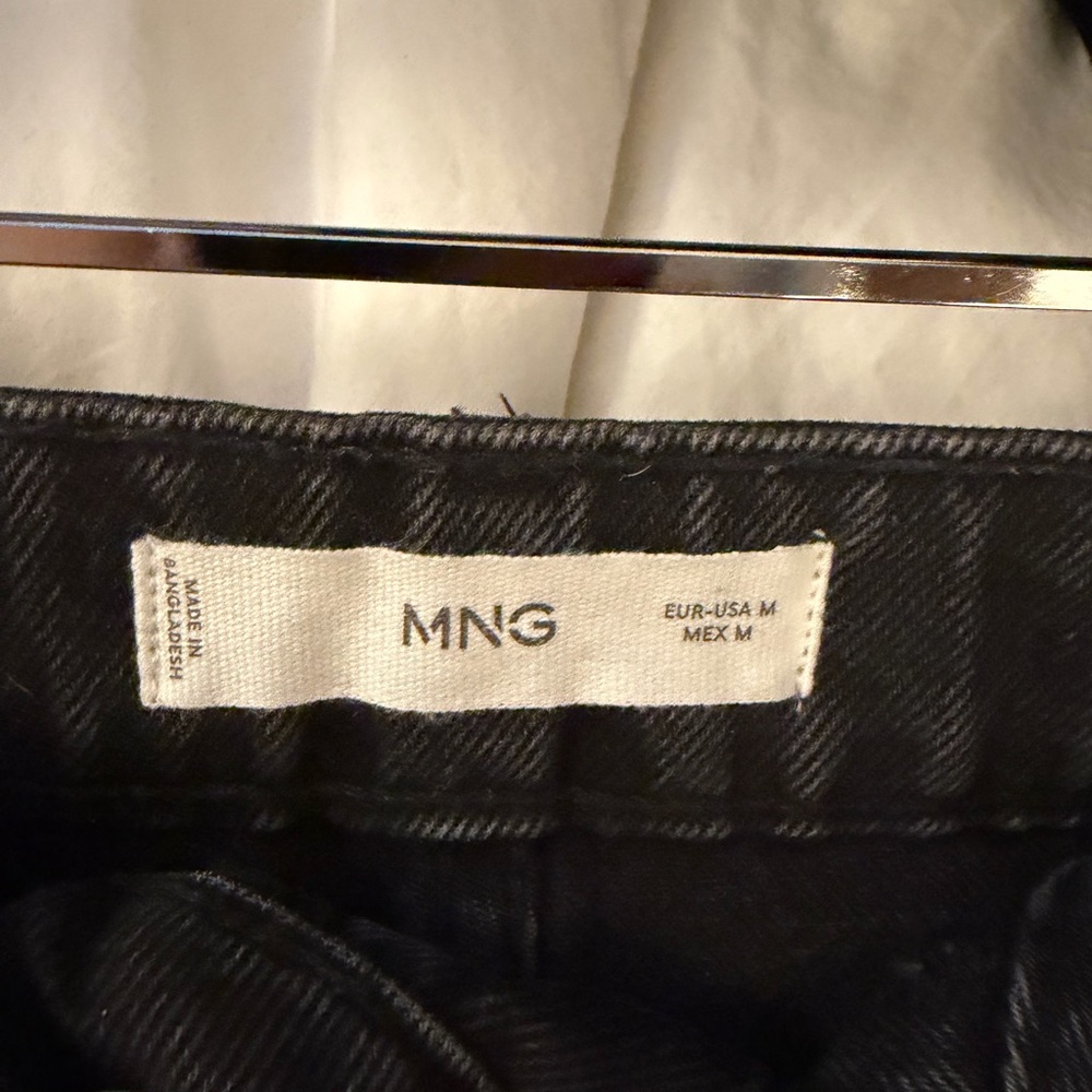 Mango Black Denim Mini Skirt - Picture 6 of 6